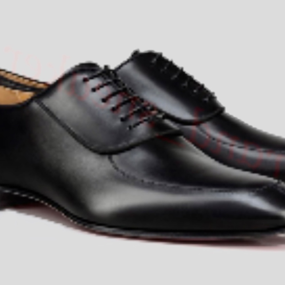 NEW/AUTHENTIC - Christian Louboutin Luxury Men’s Black Leather Dress Shoes - Picture 17 of 17